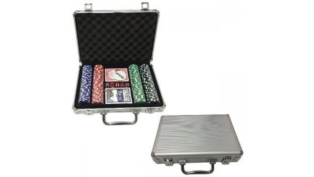 Poker Set in Aluminium Koffer