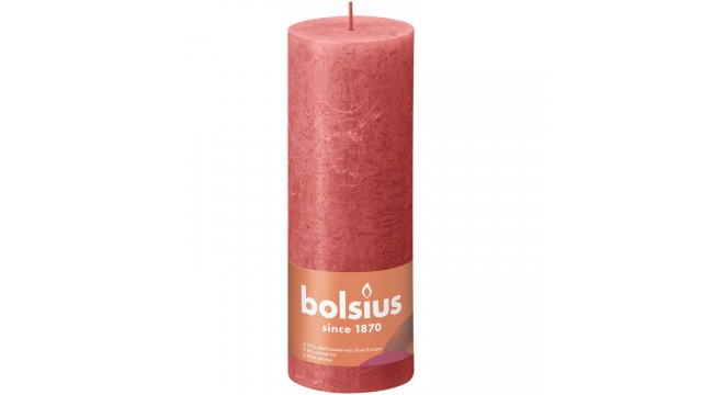 Bolsius Rustieke Stompkaars 19x6,8 cm Blossom Pink