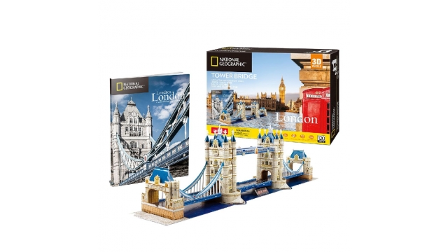 Cubic Fun National Geographic 3D Puzzel The Tower Bridge London 120 Stukjes