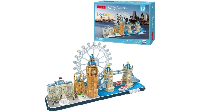 Cubic Fun City Line 3D Puzzel Londen 107 Stukjes