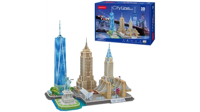 Cubic Fun City Line 3D Puzzel New York City 123 Stukjes