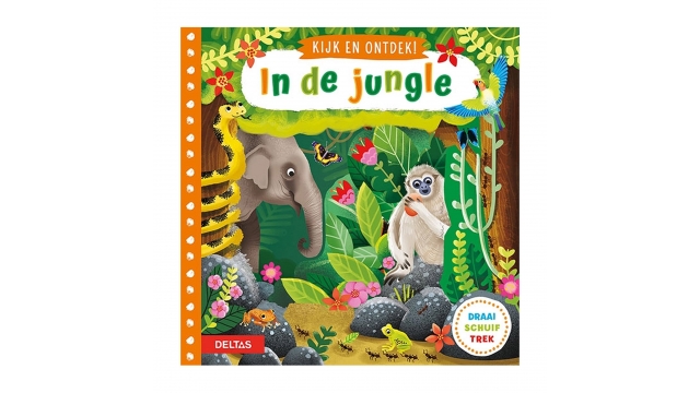 Deltas Boek Kijk en Ontdek In De Jungle