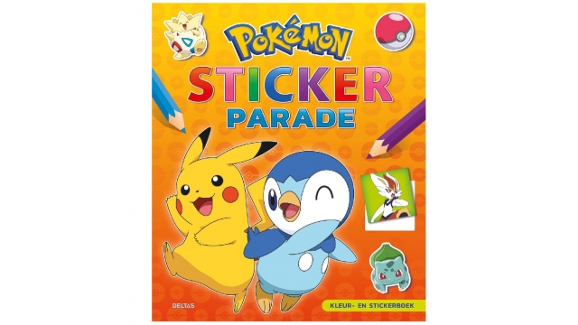 Deltas Kleur- en Stickerboek Pokémon Sticker Parade