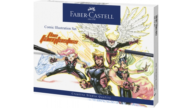 Faber Castell FC-167195 Tekenstift Faber-Castell Pitt Artist Pen Comic Illustratie Set