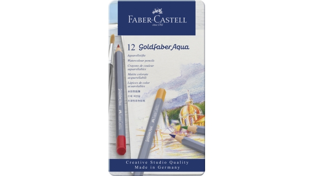 Faber Castell FC-114612 Aquarelkleurpotlood Faber-Castell Goldfaber Etui 12 Stuks