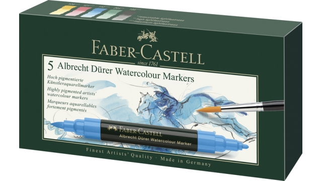 Faber Castell 5 Aquarel Markers Albrecht Dürer 5 Sets