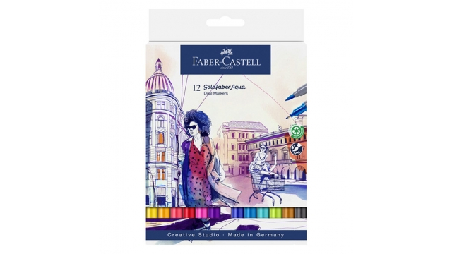 Faber Castell FC-164612 Goldfaber Duo Aquarelmarkers 12 Stuks