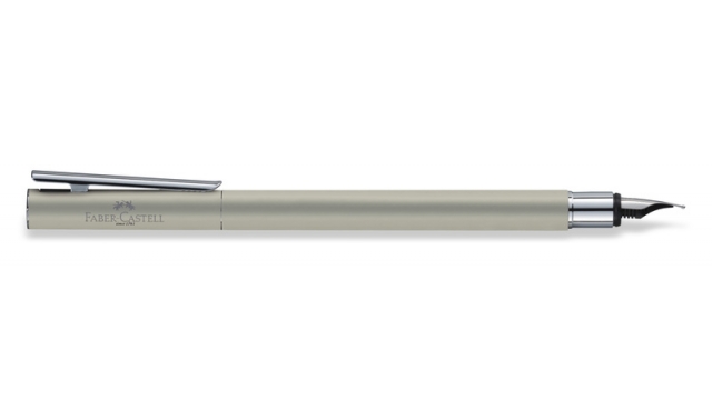 Faber Castell FC-342102 Vulpen NEO Slim Roestvrij Staal, Mat, EF