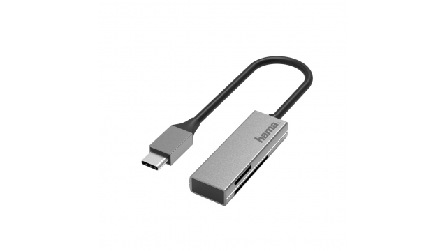 Hama USB-kaartlezer USB-C USB 3.0 SD/microSD Alu