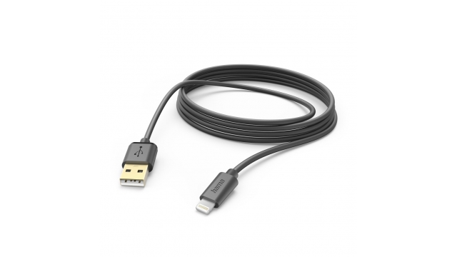 Hama Oplaadkabel USB-A - Lightning 3 M Zwart
