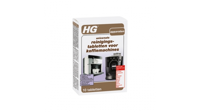 HG Reinigingstabletten voor Koffiemachines 10 Stuks