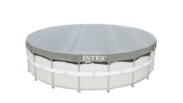 Intex 28040 Luxe (verzwaard) afdekzeil voor frame pools 488 cm