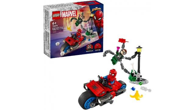 Lego Super Heroes 76275 Motorachtervolging Spiderman vs Doc Ock
