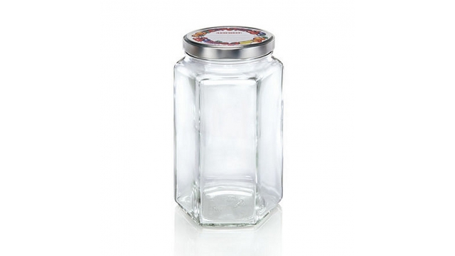 Leifheit 3212 Jampot Zeshoekig 1.7L Glas/Zilver