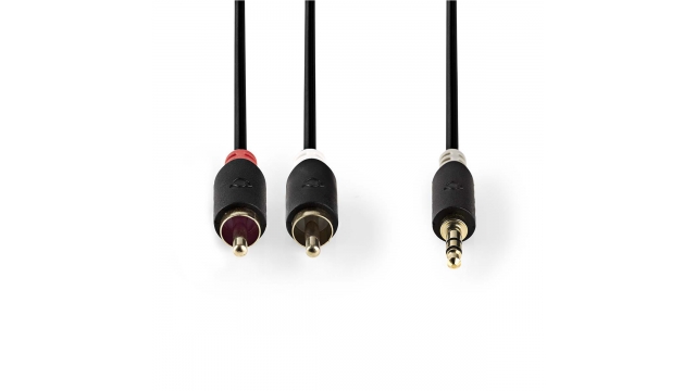 Nedis CABW22200AT30 Stereo Audiokabel 3,5 Mm Male - 2x Rca Male 3,0 M Antraciet