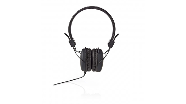 Nedis HPWD1100BK Hoofdtelefoon Met Snoer On-ear Opvouwbaar 1,2 M Ronde Kabel Zwart