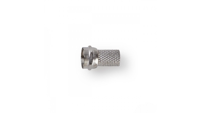 Nedis CSVC41904ME F-connector Mannelijk Voor 6,4mm-coaxkabels 25 Stuks Metaal