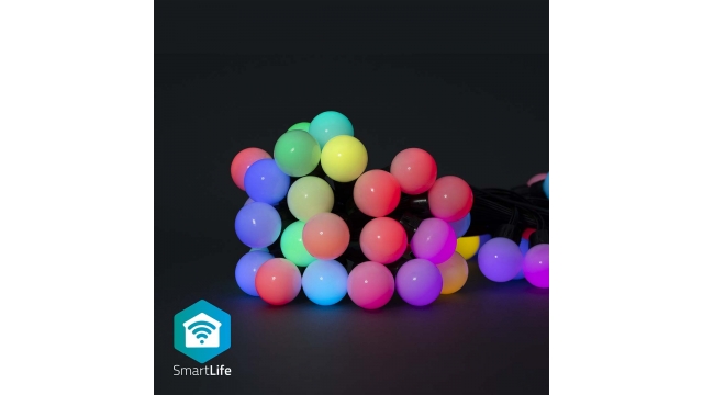 Nedis WIFILP02C48 Smartlife Decoratieve Led Feestverlichting Wi-fi Rgb 48 Led's 10.8 M Android™ / Ios