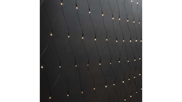 Nedis CLLN160 Decoratieve Net Verlichting Warm Wit 160 Led's 2 X 1 M Licht Effecten: 7 Binnen & Buiten Netvoeding