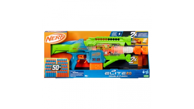 Nerf Elite 2.0 Double Punch Blaster + 50 Darts