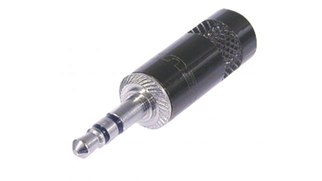 Neutrik NTR-NYS231B Stereo Connector 3.5 Mm Male Pvc Zwart