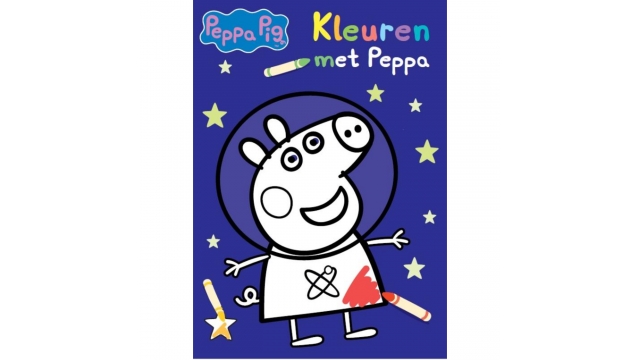 Peppa Pig Kleurboek Kleuren met Peppa