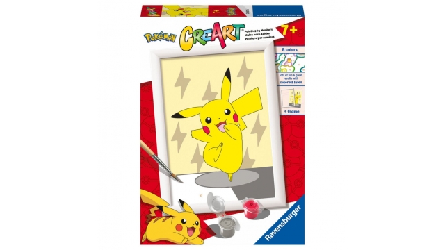 Ravensburger CreArt Schilderen op Nummer Pokémon Pikachu