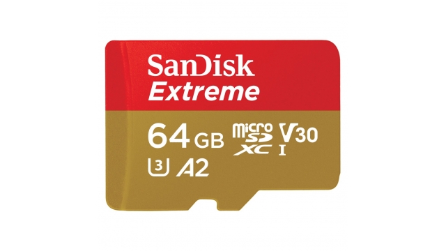 Sandisk MicroSDXC Extreme 64GB 170mb / 60mb,U3,V30,A2 AC