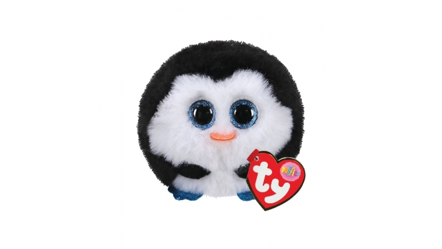 TY Puffies Pinguïn Knuffel Waddles 8 cm