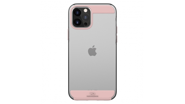 White Diamonds Innocence Clear Cover Voor Apple IPhone 12/12 Pro Rose Gold