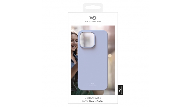 White Diamonds Urban Case Cover Voor Apple IPhone 14 Pro Max Licht Blauw