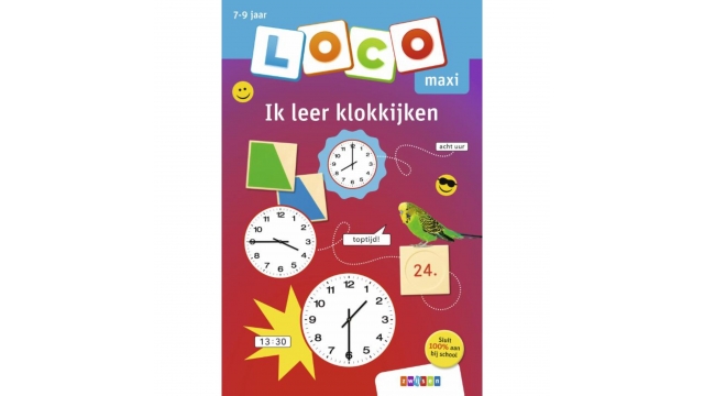 Zwijsen Maxi Loco Oefenboekje Ik Leer Klokkijken