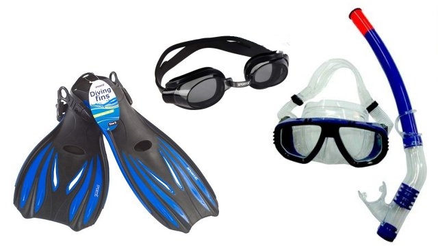 Duikbril + Zwembril + Snorkel
