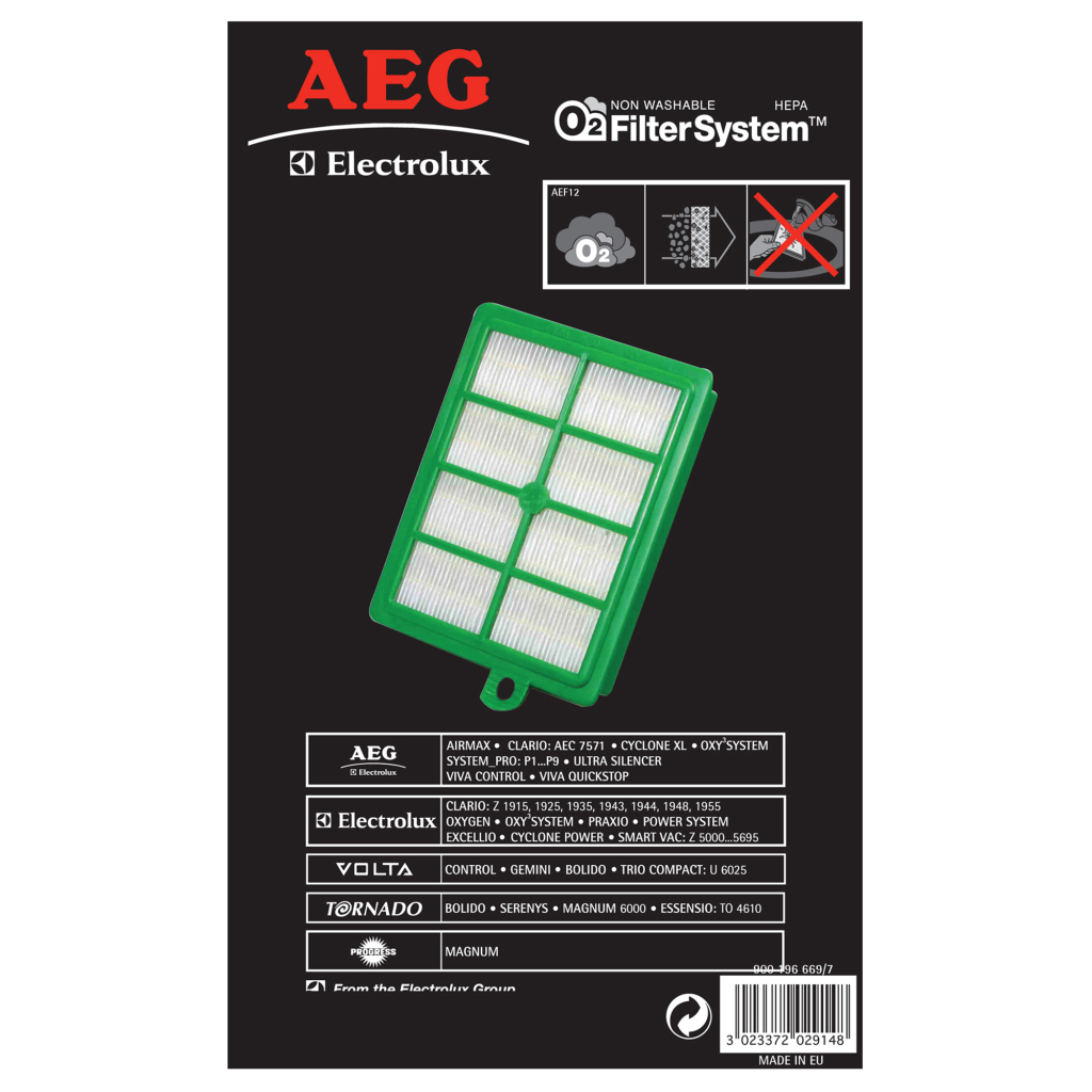 AEG Hygiene Filter Aef12