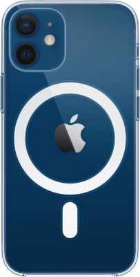 apple iphone 12 mini clear case mit magsafe tassen/covers telecom