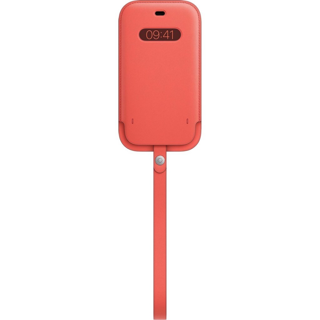 Apple iPhone 12/iPhone 12 Pro Leren Sleeve MagSafe Pink Citrus