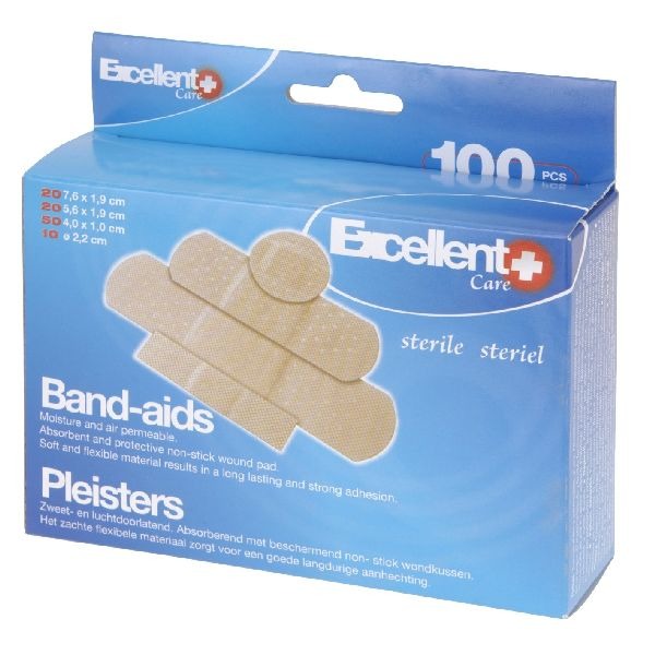 Basic Pleisters 100 stuks 4 maten afbeelding