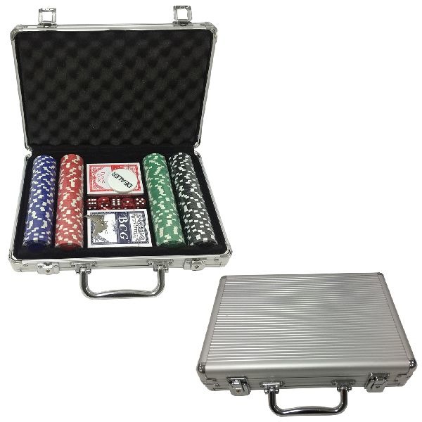 Clown Games Poker set in aluminium koffer afbeelding