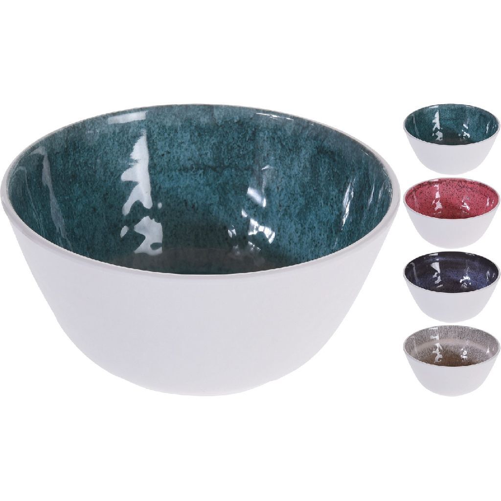 Basic Schaal melamine marmer 155x80mm 12 stuks afbeelding