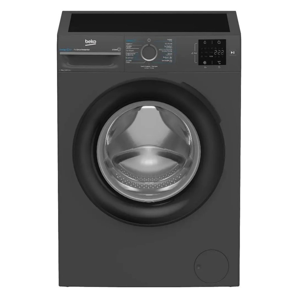 Beko BM3WFT3841A Wasmachine 8 kg Antraciet