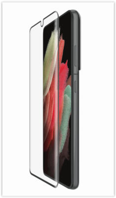Belkin Curved TempGlass S21 Ultra Beschermfolie Multimedia