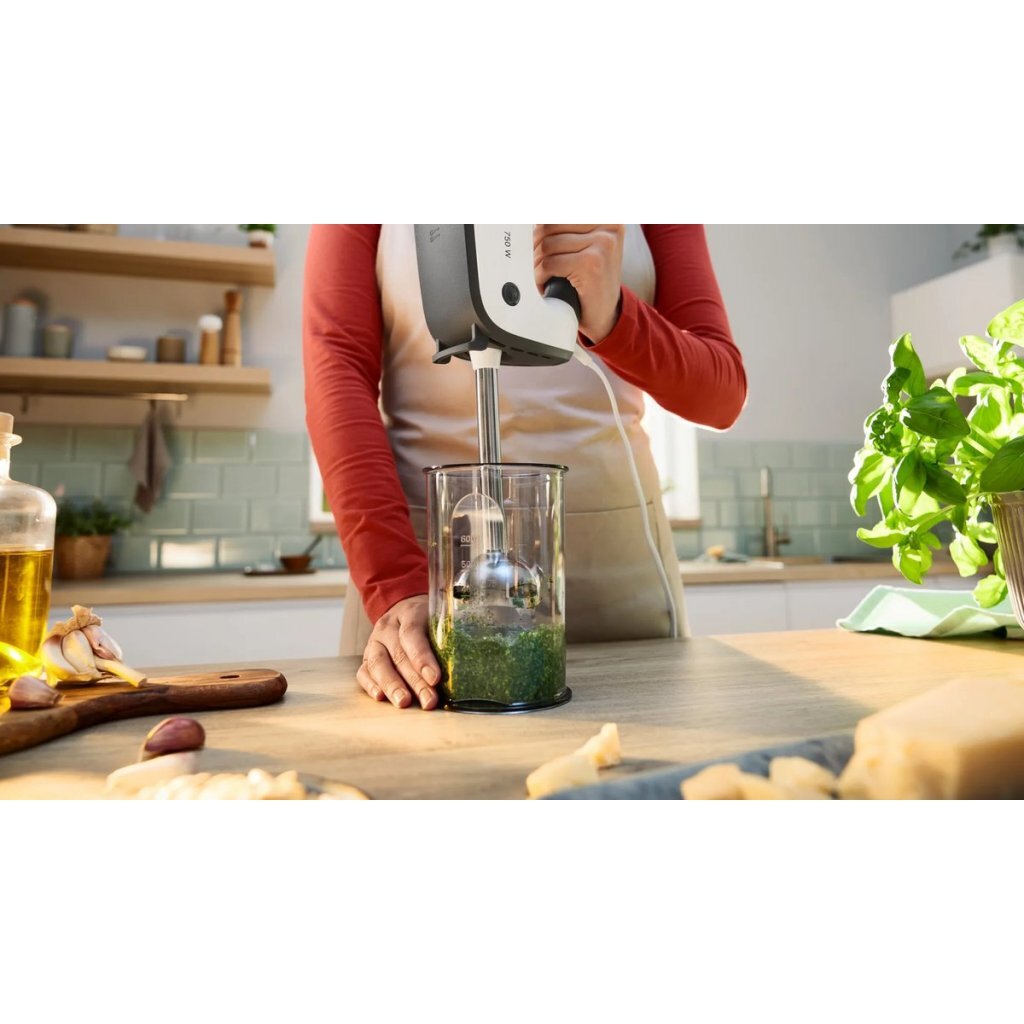 Bosch MFQ37470 ErgoMixx Handmixer Wit/Grijs