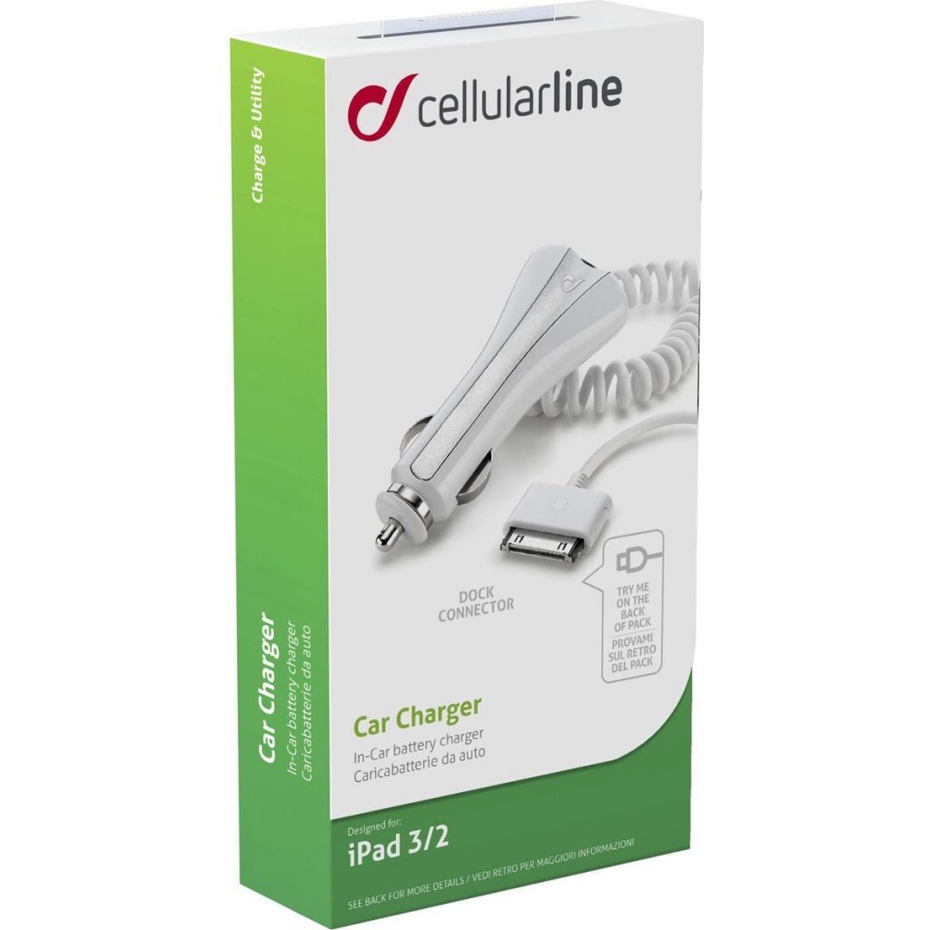 cellular line cell autolader ipad dock 30p 2amp