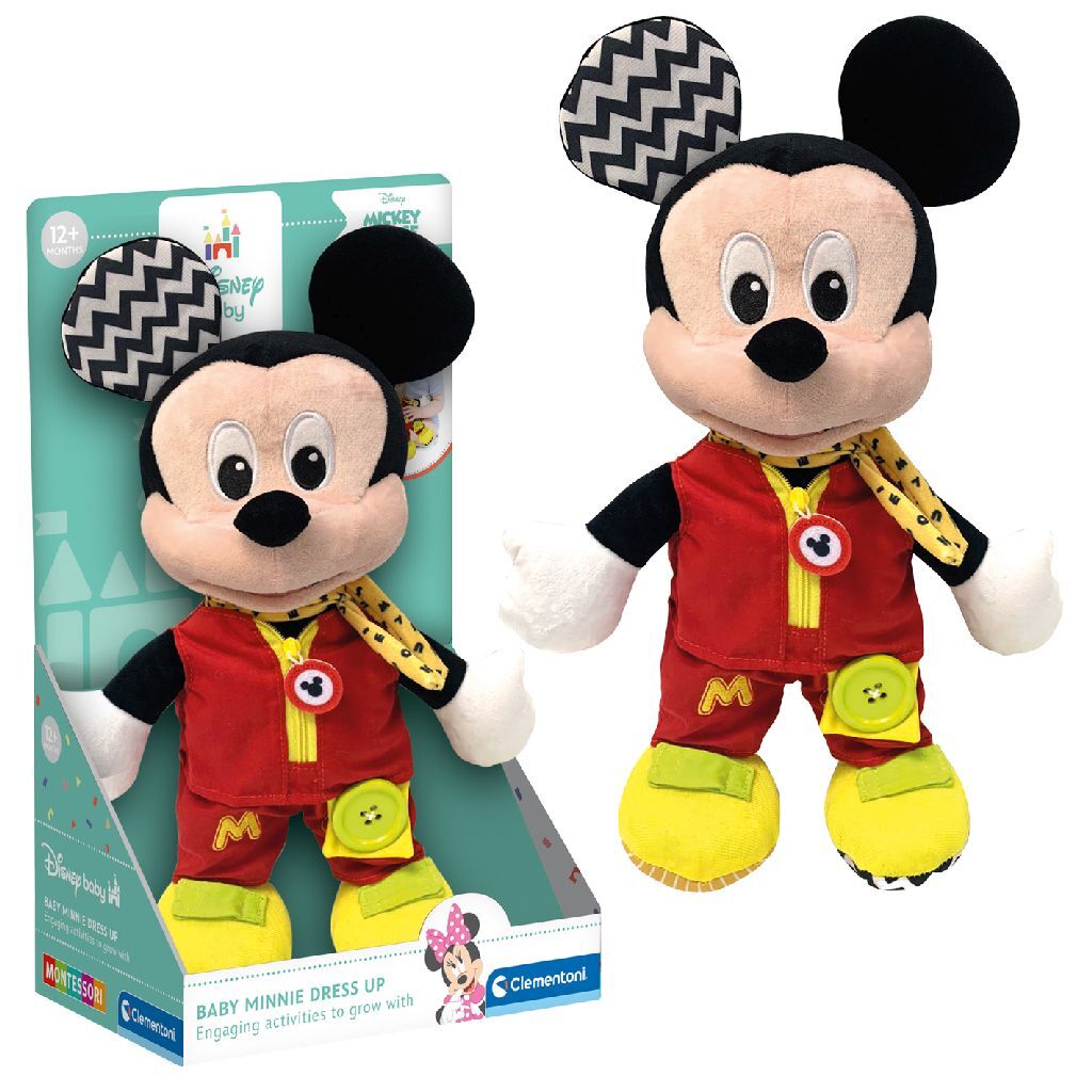Clementoni baby disney mickey mouse knuffel