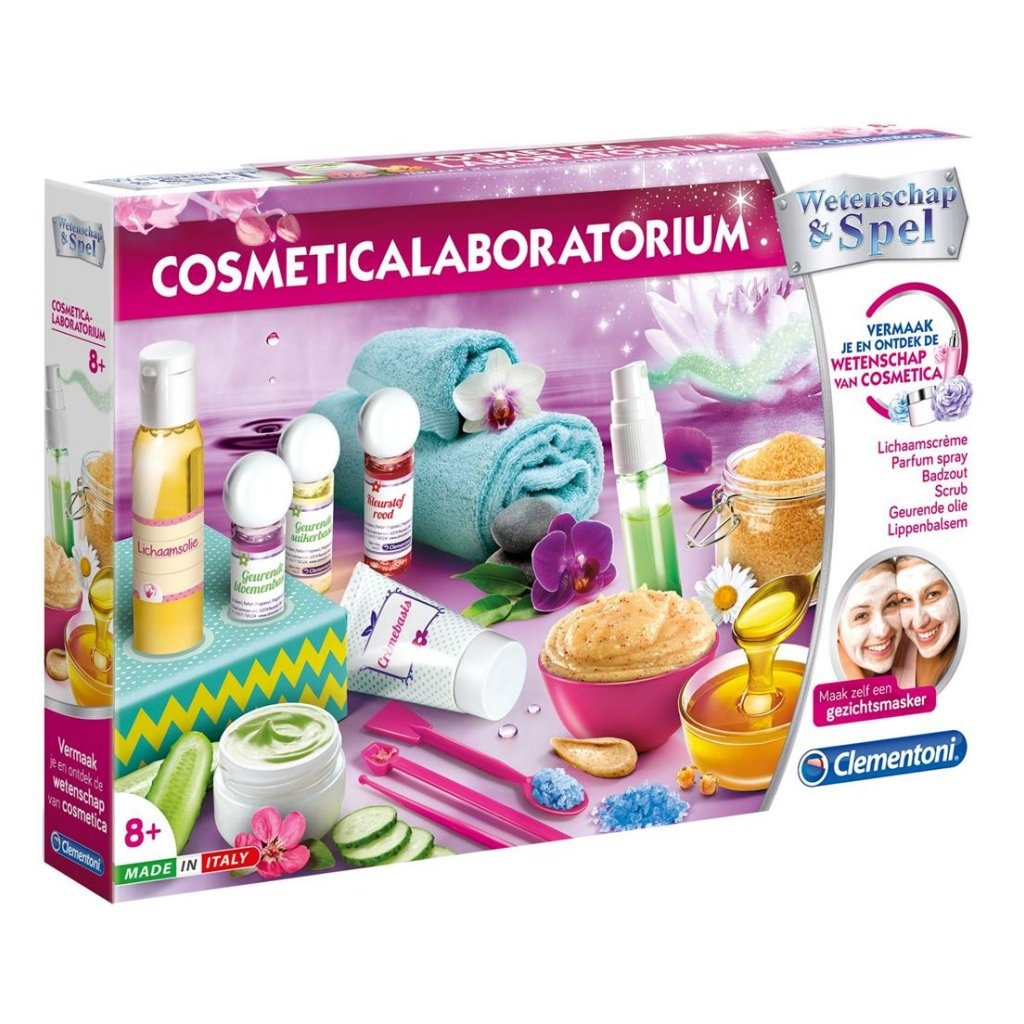 Clementoni wetenschap & spel - cosmeticalaboratorium afbeelding