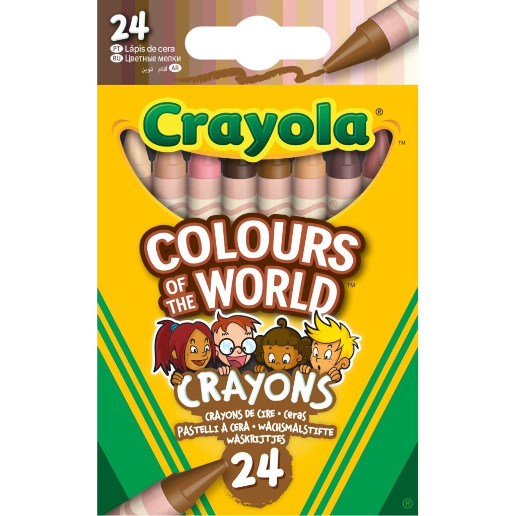 Crayola Colours of the World Waskrijtjes 24 Stuks