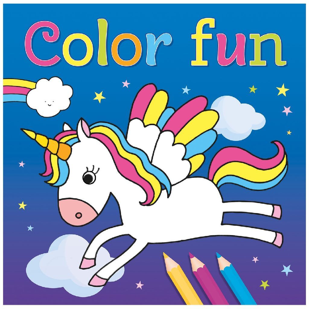 deltas kleurboek color fun unicorn