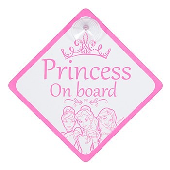 disney princess bordje baby on board