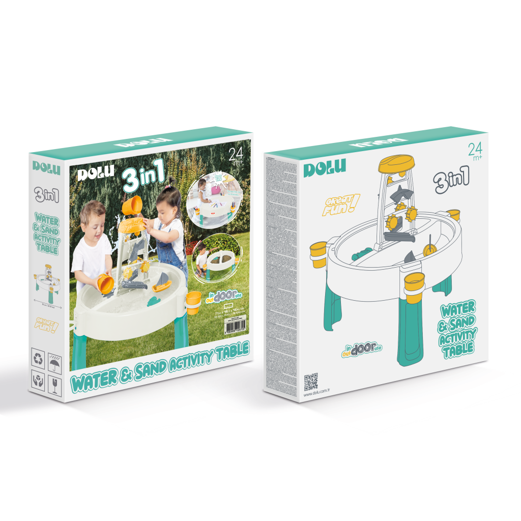 Dolu 2-in-1 Watertafel & Zandtafel Waterbaan Buiten & Binnen