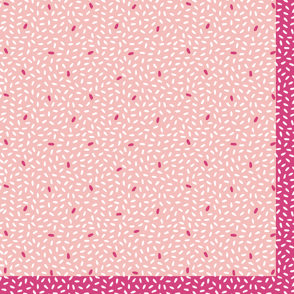 duni servetten 33x33 cm roze 20 stuks